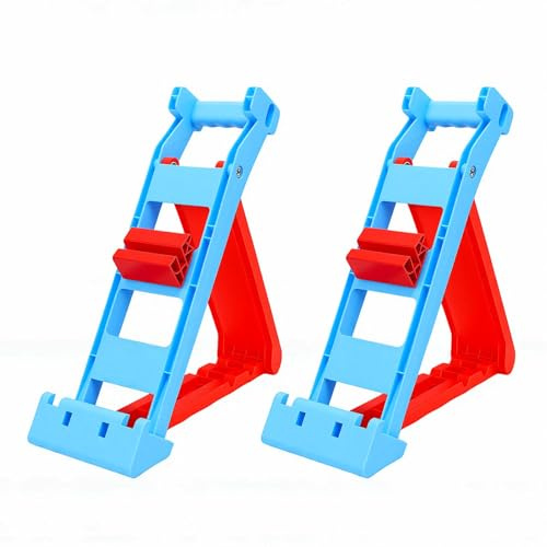 Fafeicy 2PCS Tile Chamfer Bracket 60 50 40 Degree Angle PP Material Plywood Panel Lifting Carrier for Floor Plastering Tasks By DIY Enthusiasts