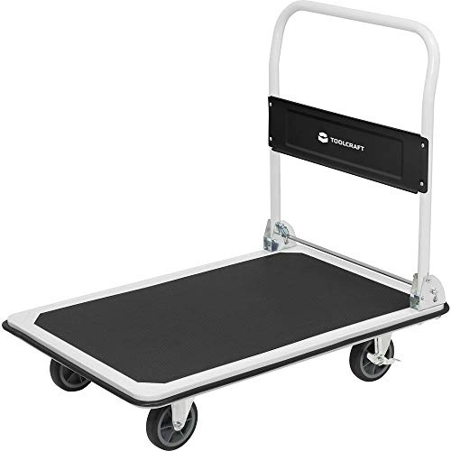 Toolcraft TO-5799261 Plattformwagen klappbar Stahl Traglast (max.): 300 kg Schwarz, Silber
