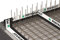 2 Meter Fugenblech PENTAFLEX KB, 167 x 2000 mm mit Normstrich inkl. 1 Stoßklammer
