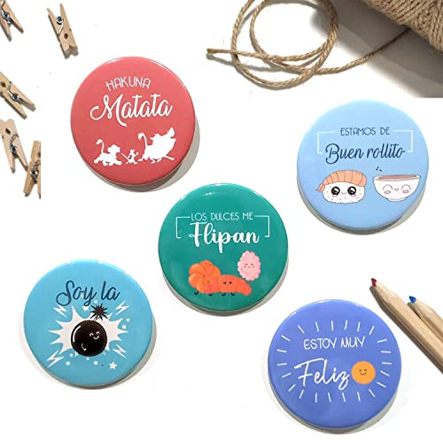 Lulamuk | Pack 25 chapas Comunión Personalizadas | Detalles y Recuerdos de Comuniones para Invitados Originales (No personalizado)