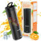 HUIJUTCHEN Portable Blender 450ML Personal Blender USB Rechargeable Mini Blender with On-the-Go Lid Juice Mixer for Shakes Smoothies Protein Shakes Baby Food Present for Gym Kitchen Office Travel
