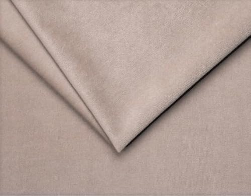 TAPHICEROS Mikrofaserstoff | Beige, 250cm x 140cm | Wildleder Optik Kunstleder Wildlederimitat Velvet Velour - Stretch Dehnbar Folie Autofolie Stoff für DIY Auto Box Liner Möbelfolie
