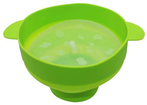 Silicone Popcorn Bucket, Foldable Microwave Bowl With Lid, Hot Air Popper For Popcorn, Dishwasher Safe, Compact & Convenient, Ideal For Family, Friends, Movie Nights, And Gatherings