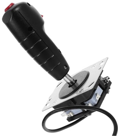 CIYODO Flight Stick Joystick with Vibration for Gaming Consoles Reusable Flight Joystick Handle Compatible with Pc Arcade Game Accessory for Simulator Enthusiasts