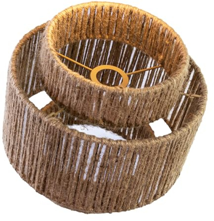 Osasy lampenschirm Tischlampe-Holz hängelampe rattan Lampenschirm boho Korb-Lampenschirm decke tischlampe Hängelampenschirme Vintage Home Deco.