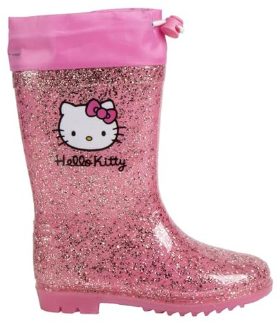 CERDÁ LIFE'S LITTLE MOMENTS Stivali da pioggia Hello Kitty in PVC per ragazze Scarpe impermeabili ufficiali, comode e resistenti, unisex, Hello Kitty, 26 EU