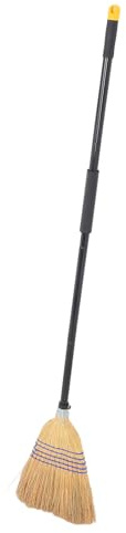 SAFIGLE Straw Broom: Handheld Outdoor Broom For Sweeping Patio And Garden - For Garage Street And Industrial Cleaning - Versatile Sweeping Tool