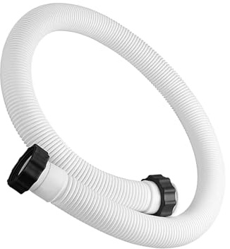 Poolslang med snabbanslutning - 149 x 3,8 cm PE-ersättningsrör, flexibel vattencirkulationskoppling, adapter för tung belastning | kontrollfiltrering