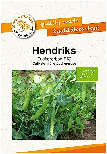 Hendriks Zuckererbse BIO-Erbsensamen von Bobby-Seeds, Portion