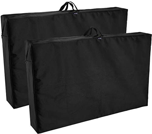 Brubaker Borsa Protettiva Premium/Sacchetto per Sedie da Giardino - Robusto Tessuto Oxford 600D - Impermeabile - 97 x 59 x 16 cm - Set da 2