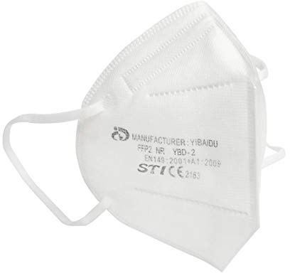 STI Mascherine FFP2 KN95 Certificate CE 2163 imbustate singolarmente