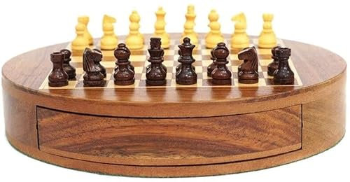 YMXWFC Schach 32 Teile/Satz Holztisch Schach Chinesische Schachspiele Magnetische Schachfigur Weihnachten Geburtstag Premium Brettspiel Schachbrett
