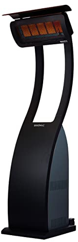 Bromic Tungsten Smart Heat Freestanding 11000W Gas Patio Heater - Natural Gas (NG), 500 Series, 110V, Black Finish - BH0510005