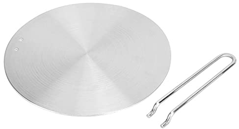 Difusor de Inducción Universal Compatible con Placas de Cocina de 20 cm 22 cm y 24 cm para Uso Profesional y Doméstico en Acero Inoxidable