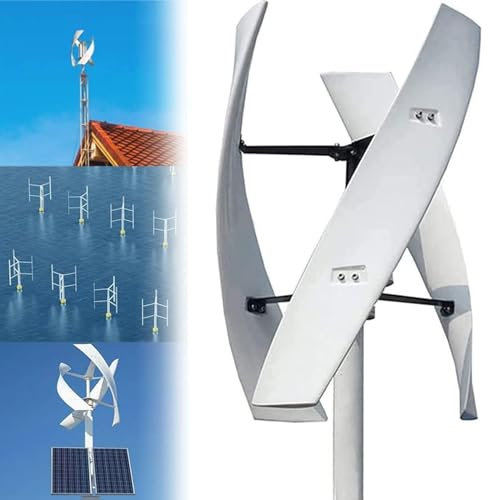 PixCy Aerogenerador Vertical 5000w/9000w 12v/24v48v Turbina Eólica Energía Libre Levitacion Magnetica Generador Viento Instalacion Eolica Domestica con Controlador,5000W-48V