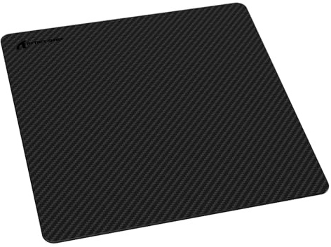 MAGIC-REFINER x Attack Shark CM04 Gaming-Mauspad aus Kohlefaser für Geschwindigkeit und Kontrolle, Esports XL-Mauspad G240, Waterproof, Non-Slip Base, Groß (490x490 mm)