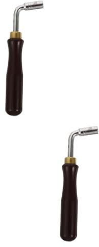 ibasenice 2stücke Dulcimer Wrench Tool Professionelles Tuning-werkzeug Für Dulcimer Und Hackbrett Ergonomischer Gummigriff Präzise Abstimmung Langlebig Und Verschleißfest Für Musiker