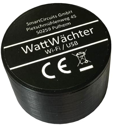 WattWächter Wi-Fi/USB, IR Reading Head for Electricity Meter/SmartMeter/EHZ, Tasmota Pre-installed, Wi-Fi, Cencounter