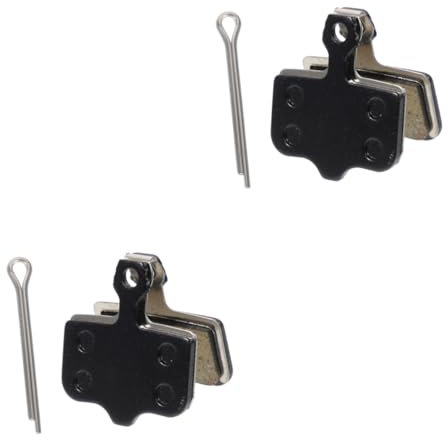 KOMBIUDA 2st Mountainbike Bremsbeläge Zubehör Für Fahrradbremsen Hochleistungs-bremsbeläge Scheibenbremsbelag Fahrradbremsblock Leichtes Fahrrad Praktischer Fahrradbremsklotz Black Sport