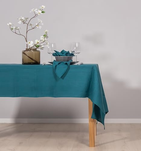 Ger3as Stoffservietten 100% Leinen – 4er-Set, Stonewashed & pflegeleicht – Hochwertige Leinenservietten für Esstisch, Küche, Hochzeit oder Restaurant – Natürliche Eleganz