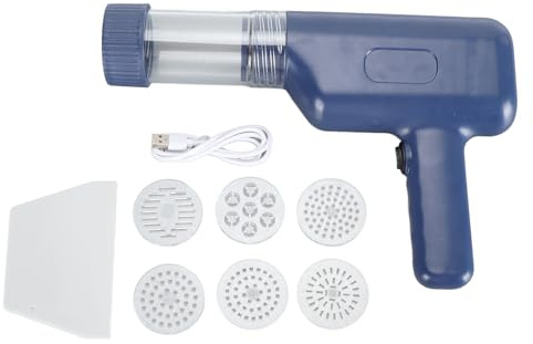 Macchina per fare le tagliatelle in mano - Macchina per fare le tagliatelle con USB senza fili - Palmare elettrico automatico - Design senza fili in ABS, per la cucina domestica