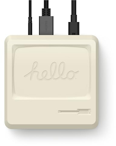 elago Funda de Silicona para Mac Mini M4 | Diseño Clásico de Ordenador, Antigolpes, Antirrayaduras, Decoración Elegante de Escritorio (Blanco Clásico)