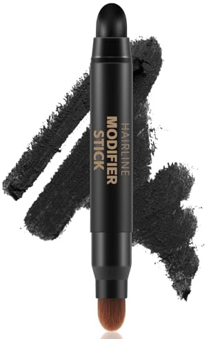 Boobeen Bâton de retouche des racines grises à double extrémité, retouche durable de la couverture des cheveux gris pour les hommes et les femmes, dissimulation temporaire des cheveux clairsemés