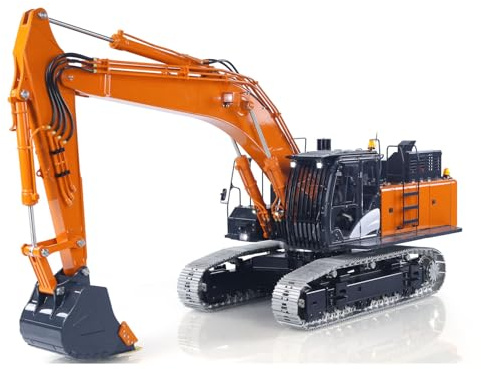 TOUCAN RC HOBBY 1/14 90 % métal LESU RC Pelle hydraulique Aoue ZX490 Télécommande Heavy Digger Model 6CH Valve Light Flysky PL18EV Lite Radio