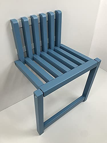 SNLKCLRA An der Wand montierte Klappbank mit kreativem Hohldesign, Schuhbank aus Holz für Eingangsbereich, Badezimmer, Wohnzimmer, Duschsitz mit 150 kg Tragkraft