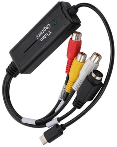 LLINthy S Video A USB C Cavo Adattatore Convertitore Cattura Video Adattatore Scheda Cavo PC Per NTSC Cattura Dispositivo