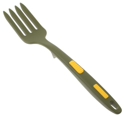 OSALADI Forchetta in Silicone per Insalata Multifunzione Accessorio Cucina Domestica Forchetta per Cena Comoda Bordi Arrotondati Adatta a Famiglie e Ristoranti