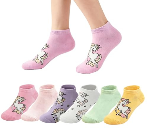 Libella L&K barnstrumpor flickor ankelstrumpor sneakerstrumpor sportstrumpor strumpor strumpor strumpor 6-pack 2897, 6-2953, 27-30