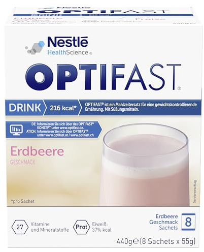 Optifast home Drink Erdbeere Pulver