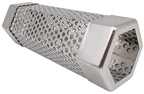 IMSurQltyPrise Smoker Tube Box für Pellets Grill Sechskant-Stil.
