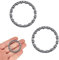 STCRERAG 10 PCS Cage a Bille Direction en Métal 37mm Roulement Cage a Bille Antirouille Roulement Direction VTT Anti-Usure avec Bille d'acier de 4 mm pour Bicyclette Usine de Vélos Bricolage