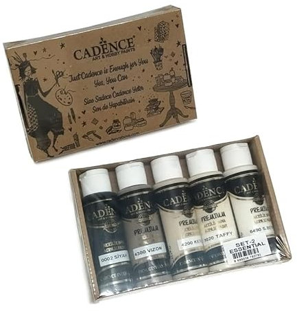 Cadence Set 5 Pinturas Acrílicas Premium Essential