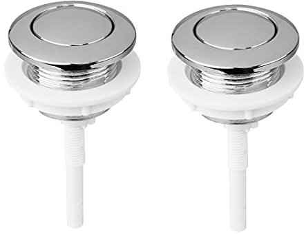 5 piezas de inodoro botón de descarga individual para tanque de agua de inodoro botón pulsador cubierta del tanque de agua botón 38 mm