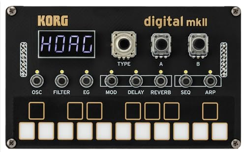 Korg Nu:Tekt NTS-1 Digital mkII Synthesiser Kit - - zum Selberbauen Black