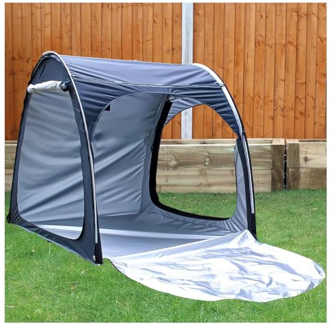 Bicycle Tent Can Be Spliced Bicycle Covers Outdoor Storage Waterproof with Double Doors for 2-5 Bikes Outdoor Storage Sheds,Black