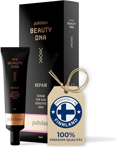 puhdas+ BEAUTY DNA REPAIR [30 ml] Anti Aging After Sun Gesicht Serum, Gesichtspflege mit Myrothamnus-flabellifolia-Extrakt, 100% vegan Skincare Serum, Gesichtsserum Kosmetik aus Finnland