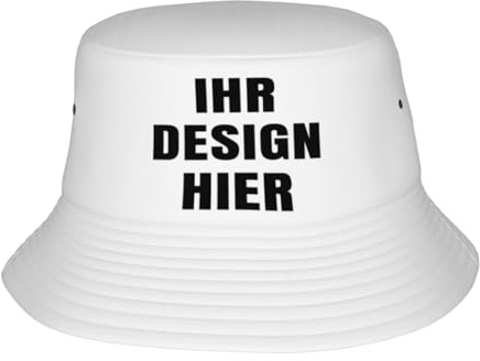 ROHBVMN personalisiert Cap personalisierte Bucket hat personalisierte Fischerhut personalisiertes anglerhut Text Cap selbst gestalten mit Foto/Namen, personalisierte Sonnenhut für Männer & Frauen