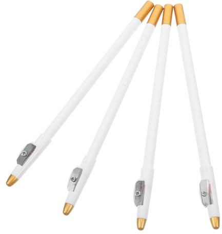 WRITWAA 4stücke Teiliges Weißes Augenbrauen Bartformungsstift-set Mit Integriertem Anspitzer Hautfreundlich Wasserfest Und Schweißresistent Für Präzise Konturen Und Tägliches Styling Bei a