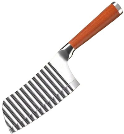 304 Stainless Steel Crinkle Cut Slicer Potato Choppers Produced for Easy and Aesthetic Fruit and Vegetable Slicing