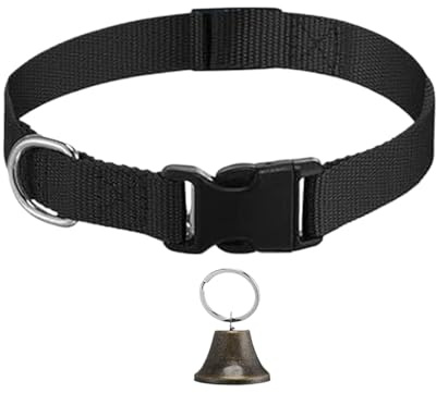 Campanelle Per Capre Set Collare Regolabile in Nylon | Campanello Antiperdita Sonoro Per Animali Da Pascolo Mucche Allevamento Addestramento Mandria Fattoria
