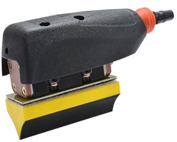 Lijadora orbital neumática, lijadora cuadrada for fábricas, pulido y rectificado de muebles de madera y metal, ranura recíproca para granito, mármol y hormigón