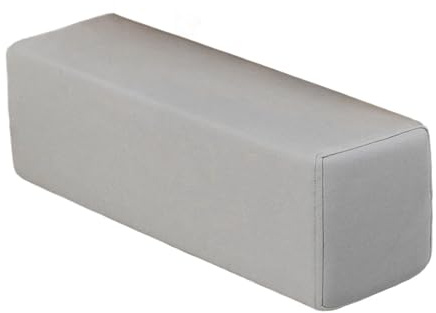jojomis Reposabrazos lateral con almohadilla de almohada extraíble, soporte de codo para sofá, hogar, coche, sala de estar, juego, color gris claro