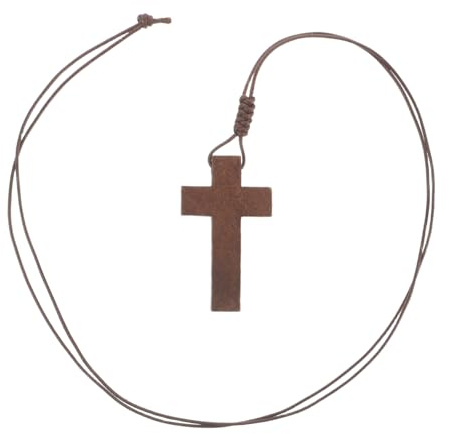 CALLARON Collar de Madera Retro con Dije de Ajustable para Hombres y Mujeres Accesorio Unisex para Atuendos y Ocasiones