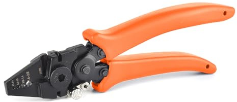 Pinza crimpatrice in acciaio per cavi adatta per M 0,2-M 1,5 manicotto in alluminio per lavori