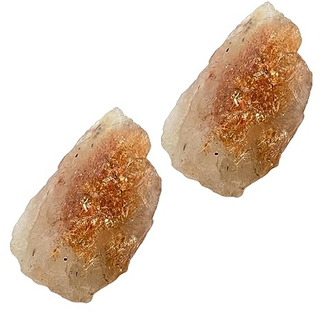 Piedras de Chakra en Bruto Surtidas, 2 Piezas de Piedra Natural | Cristales Curativos, Uso en Yoga y Terapia, Fáciles de Llevar, para Acuario y Jarrón Estilo Aleatorio