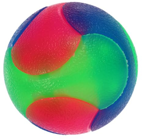 Artibetter Leuchtende Hundespielzeugbälle Led Blinkend Elastischer Kleiner Tennisball 5,5cm Haustierfreundliches Material Für Kleine Hunde Welpen Katzen Training